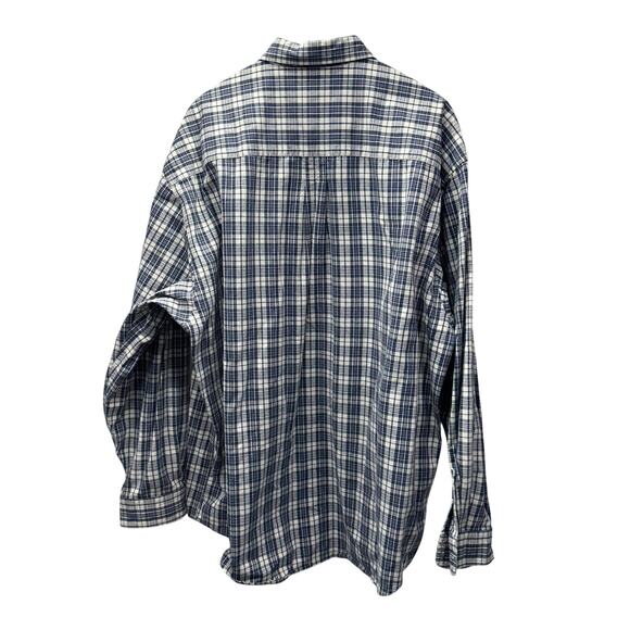 Vintage Eddie Bauer Men’s Big & Tall Canvas Shirt sz XXXL-Tall 3XL-T #H979 - Picture 2 of 10